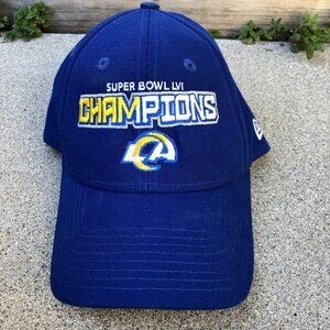 NEW ERA Super Bowl LVI Los Angeles Rams Men's Blue Adjustable Cap 9Forty​